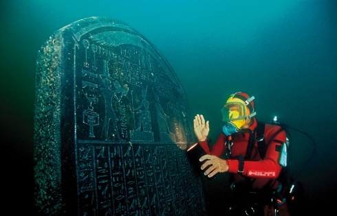 Phát hiện thành phố cổ đại chìm dưới biển ở Ai Cập