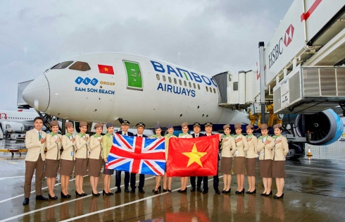 Bamboo Airways công bố đường bay thẳng Việt - Anh