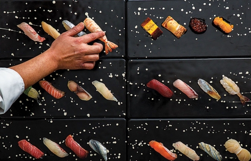 Sushi qua bàn tay của đệ tử “nghệ nhân sushi'