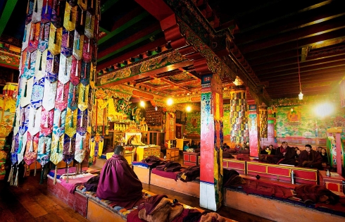 Đến thăm tu viện Phật Giáo Mật Tông cao nhất thế giới