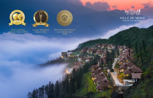 Ville De Mont Mountain Resort ở Sa Pa được 3 tổ chức du lịch uy tín nhất toàn cầu vinh danh