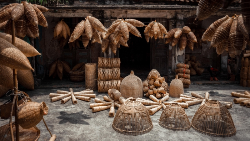 Tìm về làng Thủ Sỹ - Nơi lưu giữ nghề đan đó hơn 2 thế kỷ