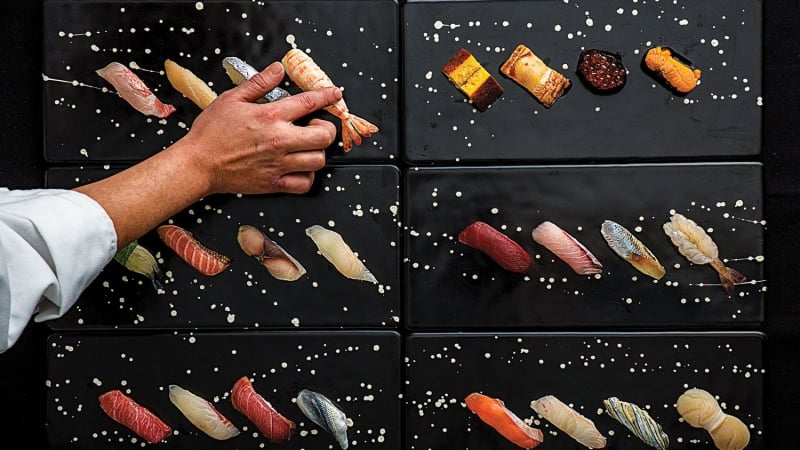 Sushi qua bàn tay của đệ tử “nghệ nhân sushi'