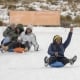 Khách Âu rộn ràng kéo sang châu Phi trượt tuyết