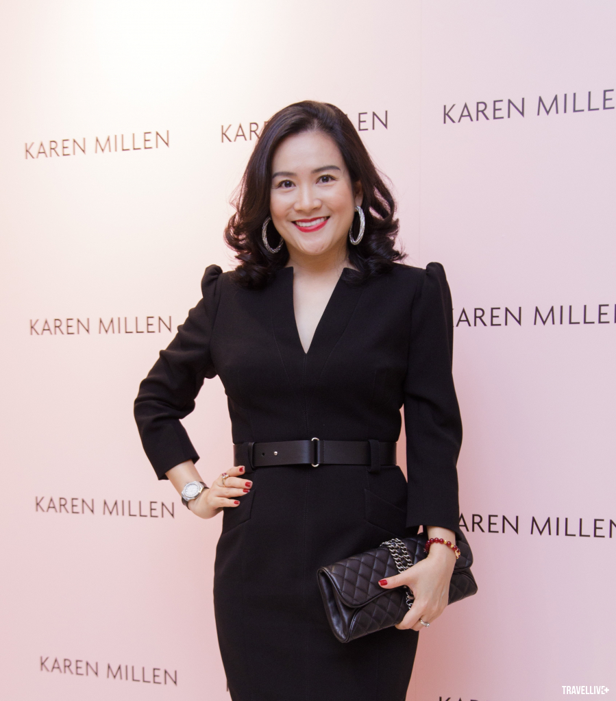 Doanh nhân Anh Thơ trong mẫu đầm best seller của Karen Millen mang tên Forever Dress
