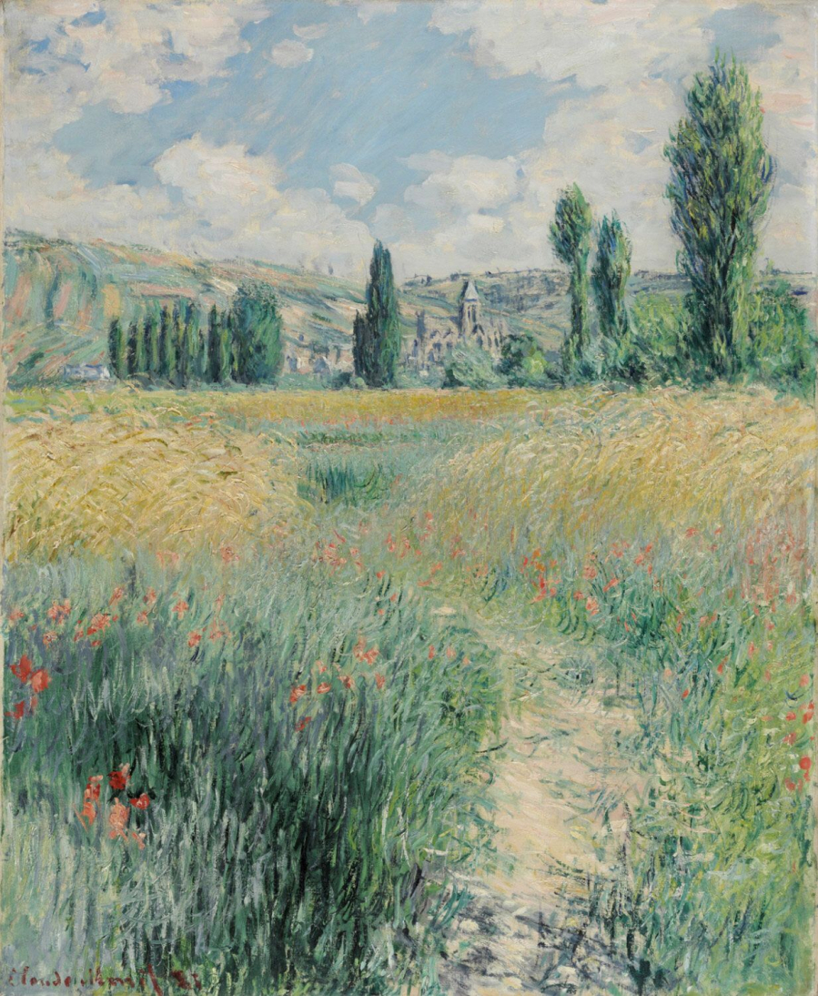 Con đường trên đảo Saint Martin (Claude Monet, 1881)