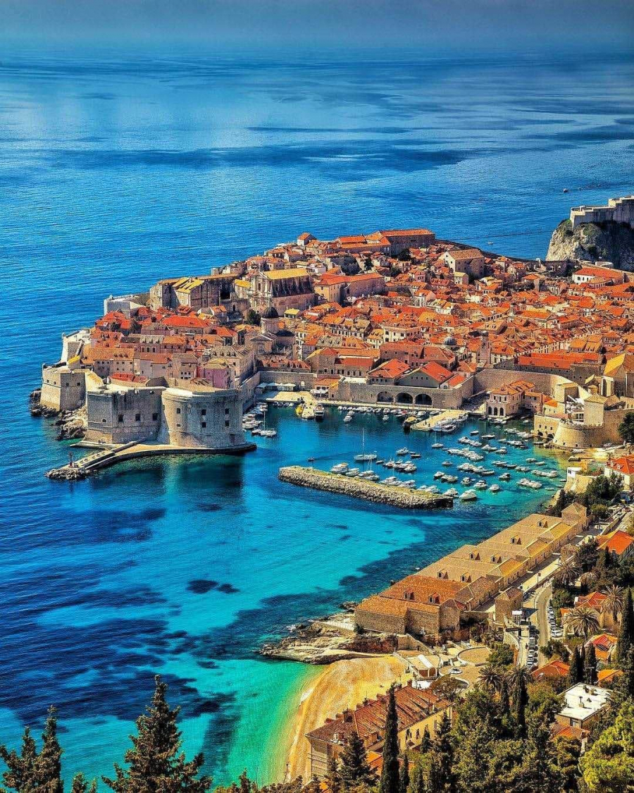 Pháo đài ở Dubrovnik, Croatia