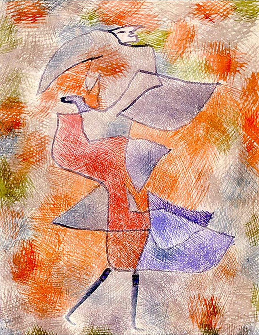 Diana trong cơn gió thu (Paul Klee, 1921)