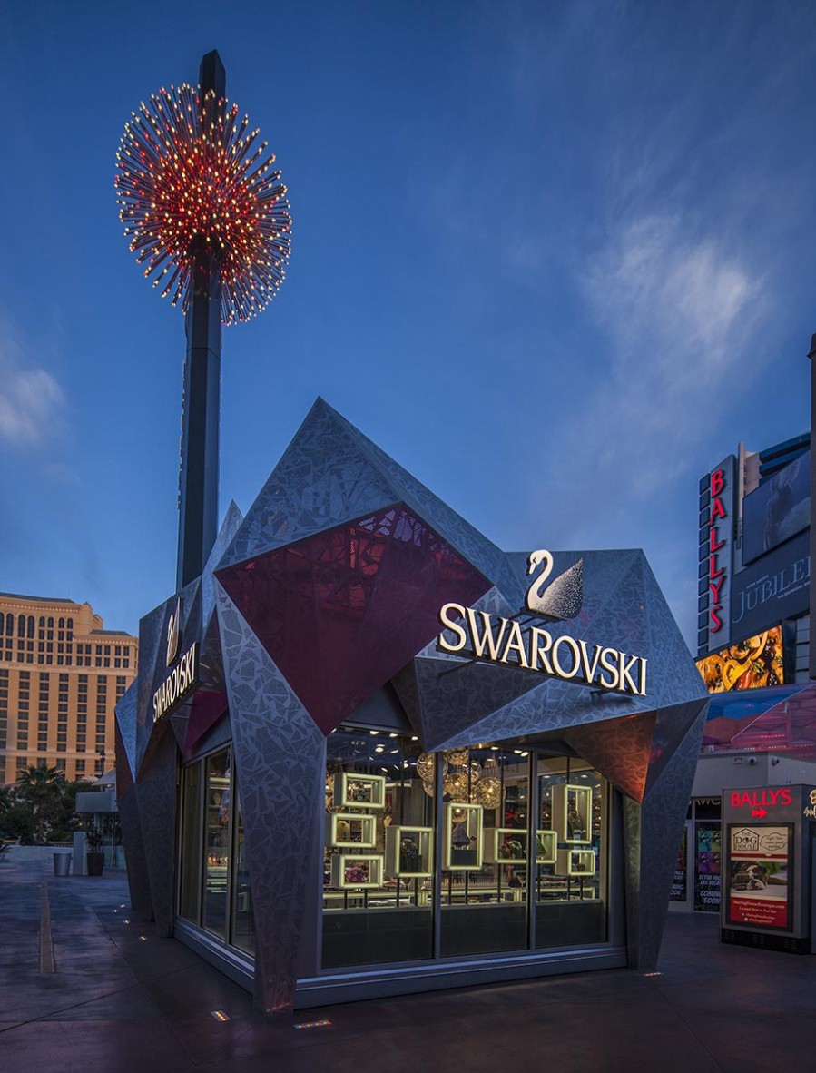 Showroom cực chất của Swarovski cực chất tại Las Vegas