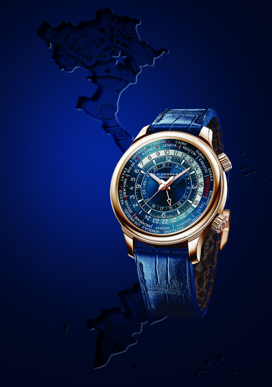 Lần đầu tiên múi giờ Việt Nam được hiển thị trên đồng hồ world time