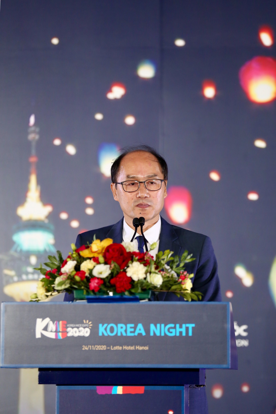 Ông Park Jong Sun - Trưởng Đại diện KTO phát biểu tại Korea Night 2020