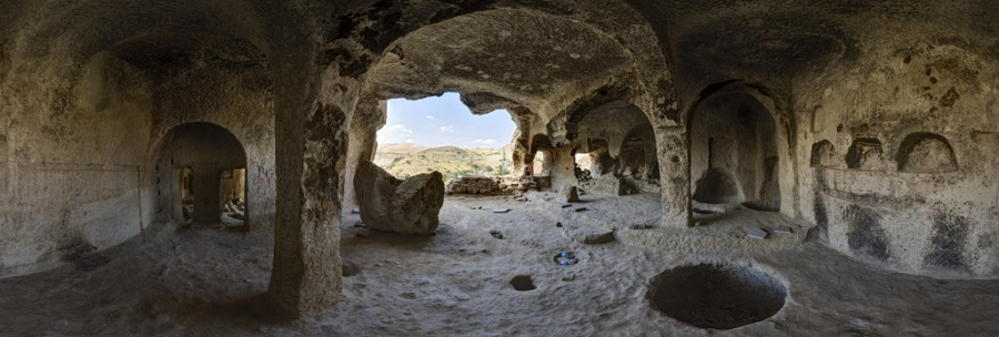Cấu trúc của hang động gần giống với thành phố ngầm được phát hiện ở Cappadocia