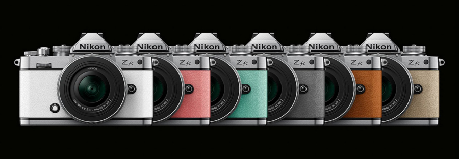 Ngoài màu bạc bọc da đen, Nikon Z fc còn có những phiên bản giới hạn với những màu da độc đáo như trắng, hồng, xanh dương, xám, cam và vàng nhạt.