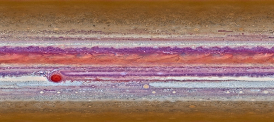 Bức ảnh “Another Cloudy Day on Jupiter” (Một ngày nhiều mây trên sao Mộc) của nhiếp ảnh gia Tây Ban Nha Sergio Diaz Ruiz.    