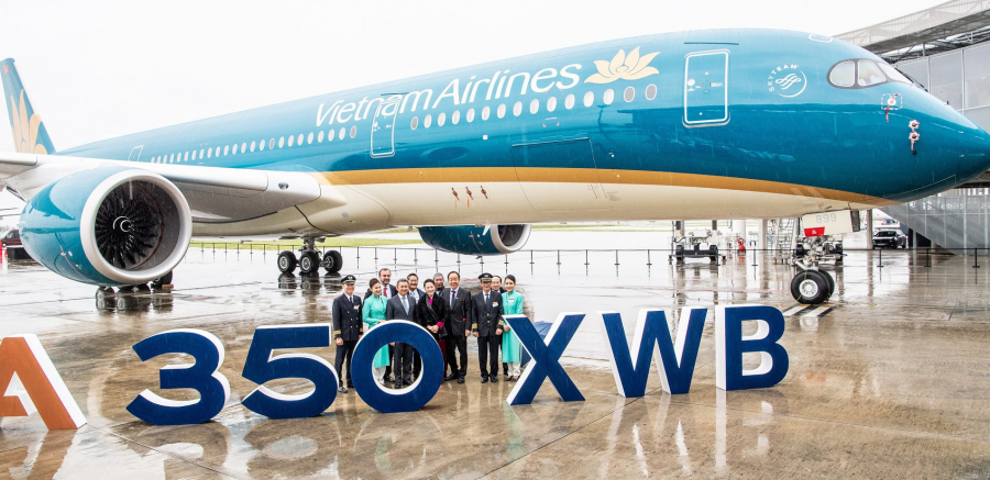 Việc tiếp nhận trọn bộ 14 chiếc máy bay Airbus A350-900 là nội dung quan trọng nằm trong kế hoạch phát triển, mở rộng đội bay thế hệ mới của Vietnam Airlines trên lộ trình trở thành hãng hàng không quốc tế 5 sao trong thời gian tới