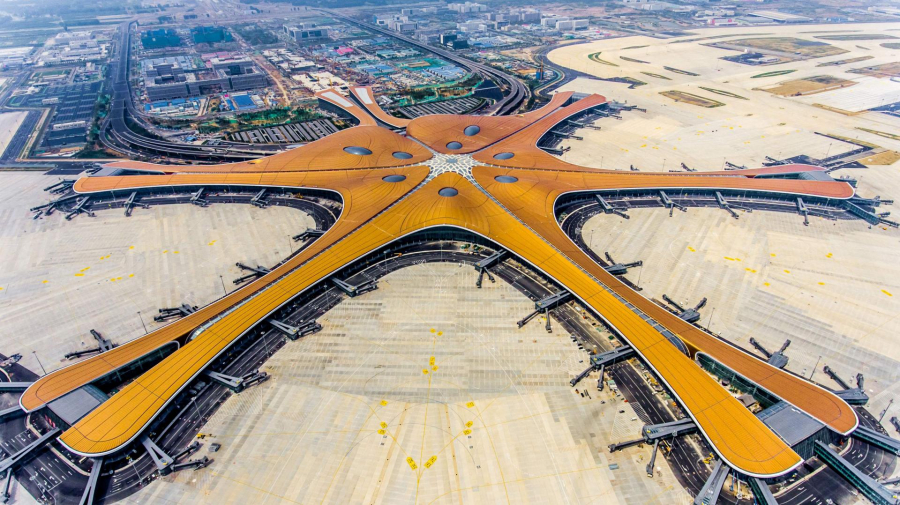 Sân bay Đại Hưng sau khi hoàn thành