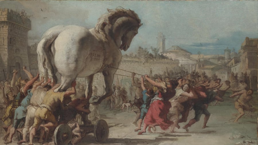 Cuộc chiến thành Troy qua tranh vẽ