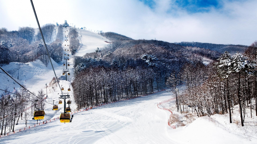 PyeongChang có nhiều khu nghỉ mát trượt tuyết nổi tiếng