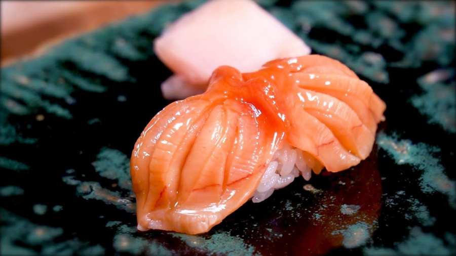 Aka-gai sushi