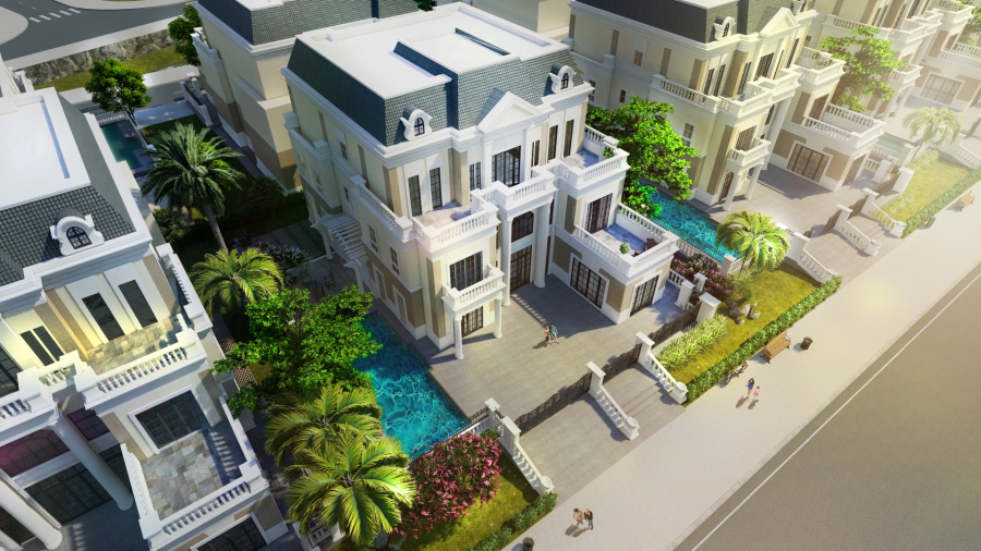 Thiết kế khác biệt và độc đáo của The Riviera Villas