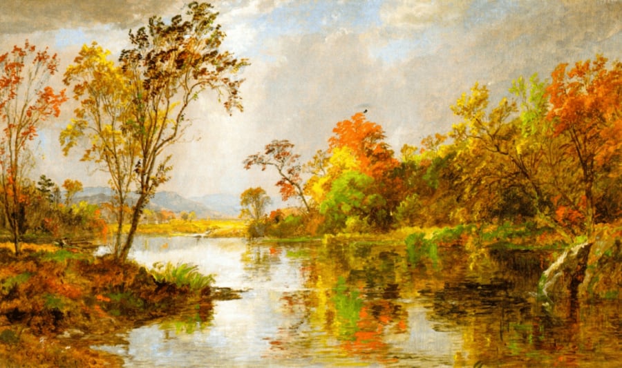 Một buổi sáng mùa thu (Jasper Francis Cropsey, 1890)