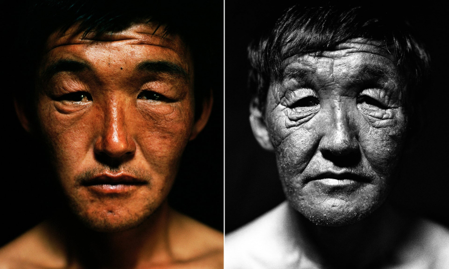 Hai bức ảnh này về Altai là minh chứng cho sự tác động của thời lên con người suốt 17 năm qua ở Mông Cổ.