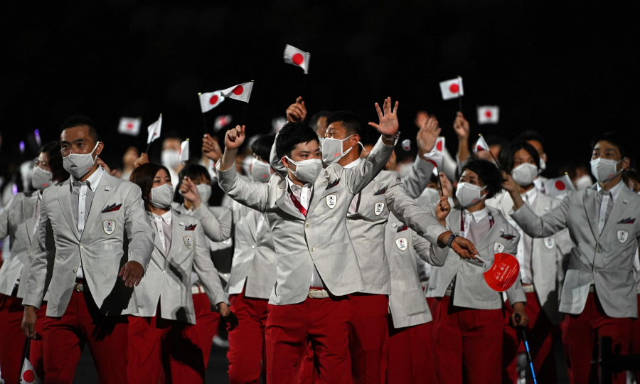 Đoàn thể thao chủ nhà Nhật Bản có số VĐV đông nhất tại thế vận hội.