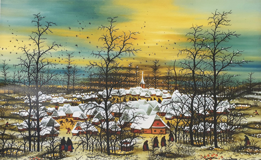 Ngôi làng mùa đông (Ivan Lacković Croata)