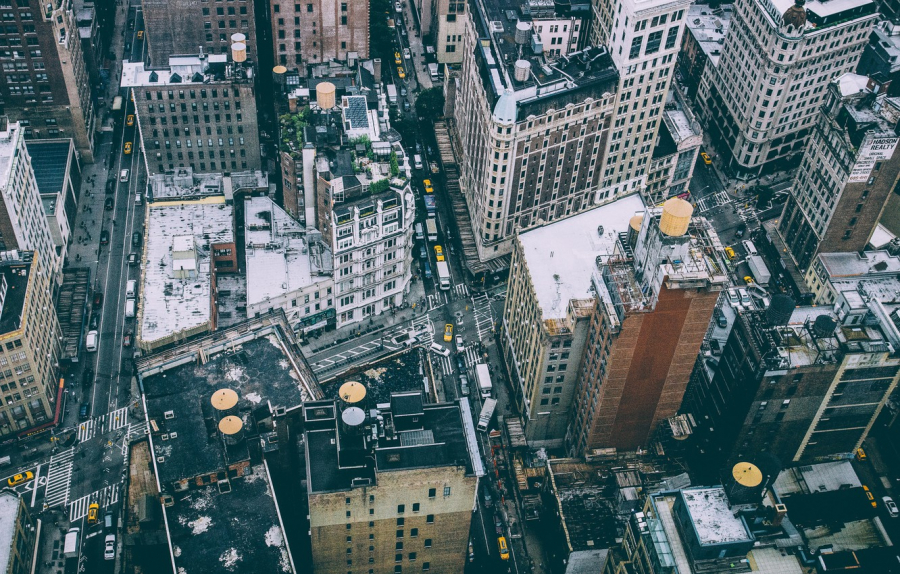 Những góc phố New York phồn thịnh nhìn từ trên cao
