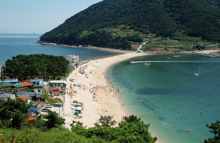 Bãi biển Daecheon ở thành phố Boryeong, tỉnh Chungnam
