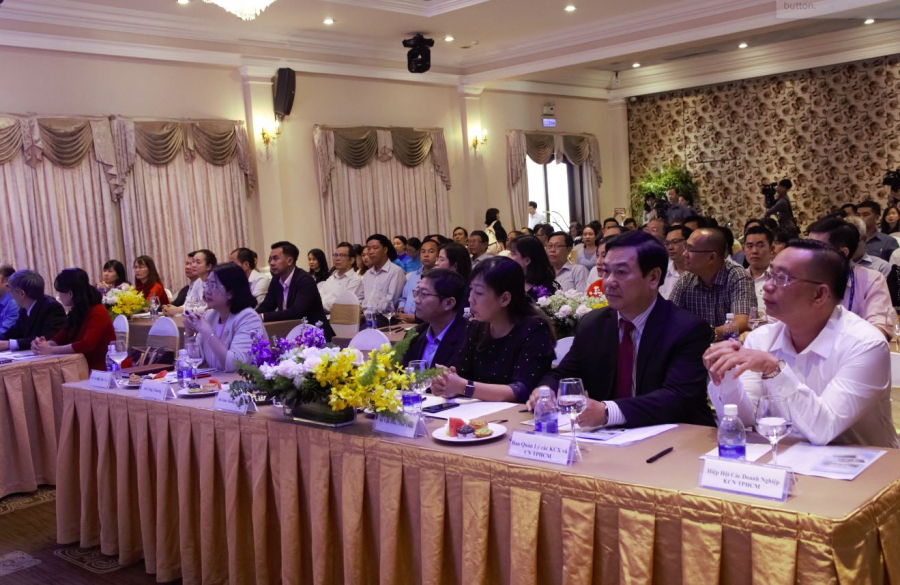 Rất đông các đại biểu và đại diện các đơn vị lữ hành tham dự buổi họp báo Ngày hội Du lịch Thành phố Hồ Chí Minh 2019