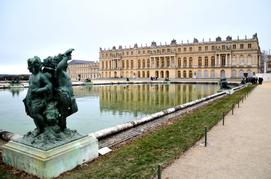 Cảnh quan trong vườn của Cung điện Versailles