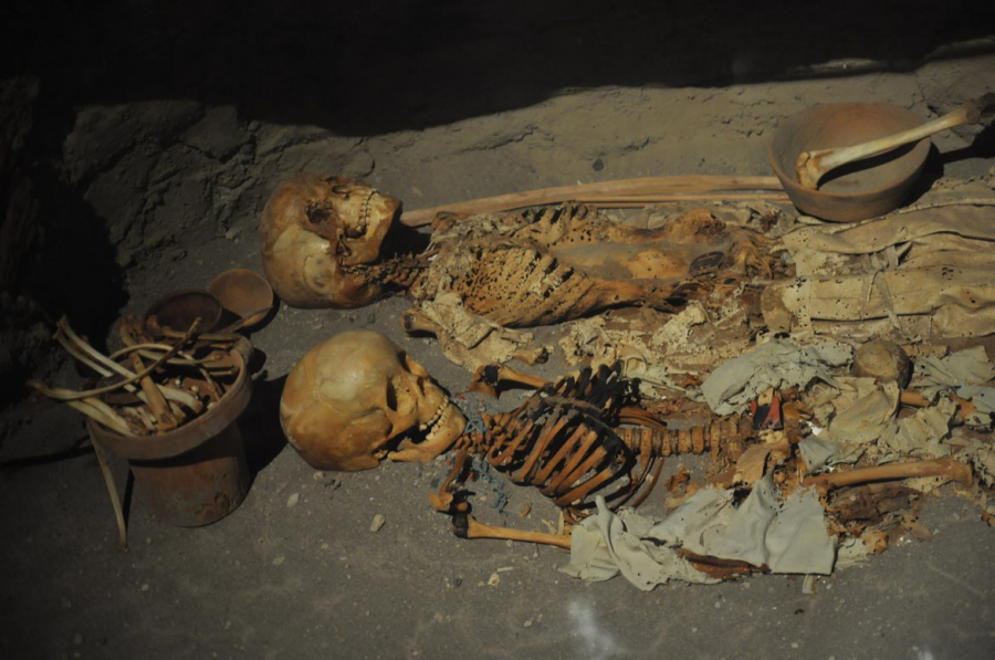 Những xác ướp có niên đại lên đến hàng nghìn năm được trưng bày trong các buổi triển lãm ở Bảo tàng Turpan đã có từ thời Xuân Thu (770-476 TCN)