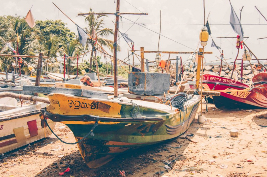 Thuyền đánh cá của người Sri Lanka