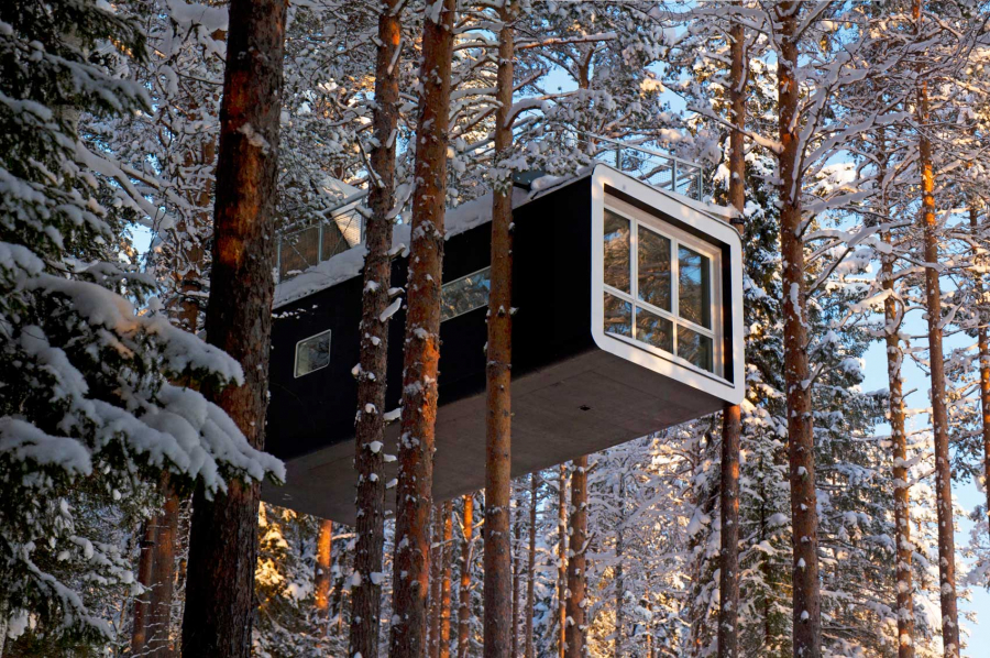 Khách sạn Treehotel sẽ đưa mang trải nghiệm hòa mình với thiên nhiên đến du khách