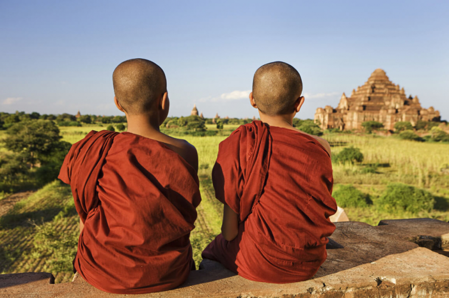 Bagan yên bình và tĩnh lặng.