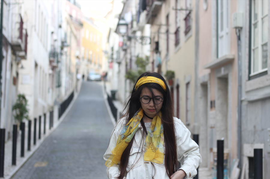 Dung Keil qua ống kính của 'anh bạn thân'. Ảnh chụp tại Lisbon, Bồ Đào Nha