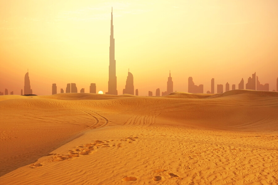 Mùa hè là thời điểm khắc nghiệt nhất trong năm ở UAE.