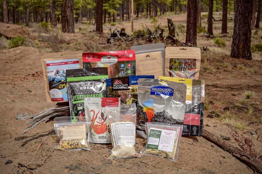 Backpacking food (group photo)