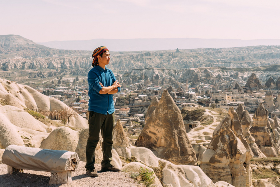 Ngô Huy Hoà (Hachi8) tại kỳ quan Cappadocia