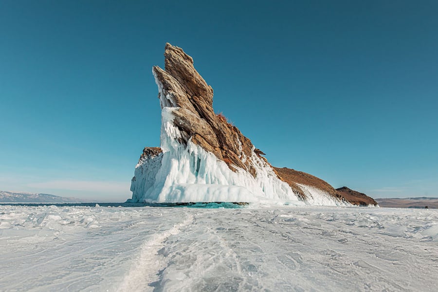 Hòn đá Rồng trên đảo Ogoy, gần hồ Baikal