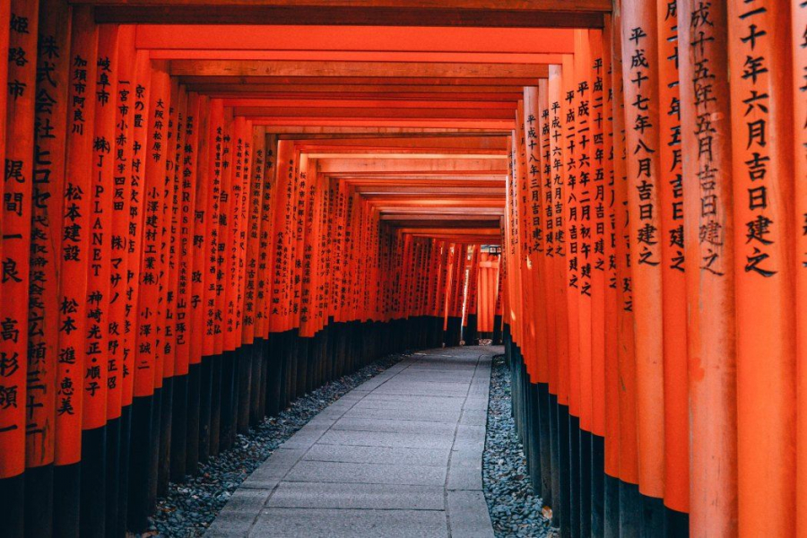 Lối vào đền Fushimi Inari Taisha