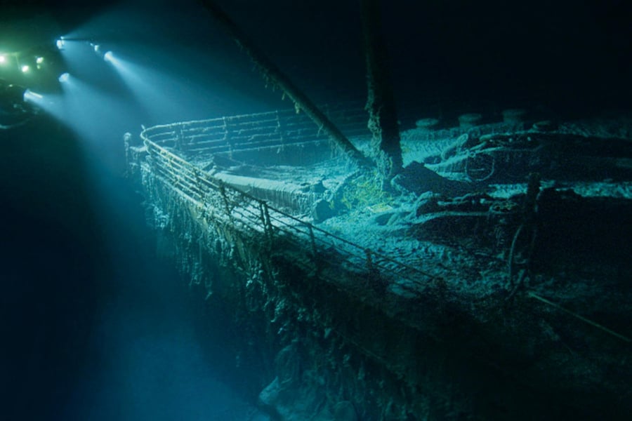 Xác tàu Titanic được phát hiện lần đầu tiên năm 1985.