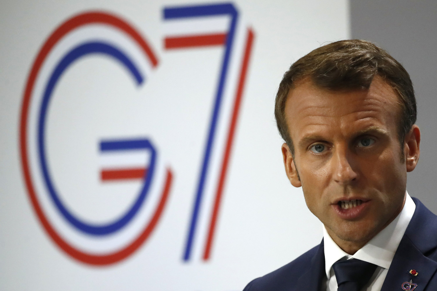 Ông Macron tuyên bố G7 sẽ 
