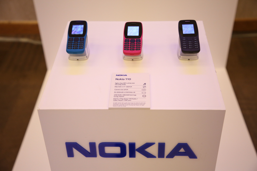 Nokia 110 sở hữu những màu sắc thời thượng.