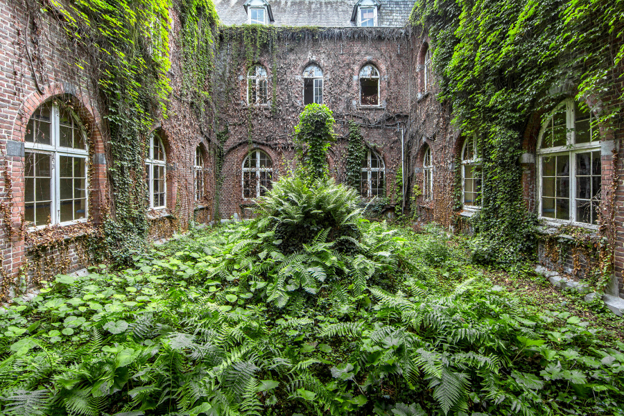 Tu viện bỏ hoang ở Bỉ