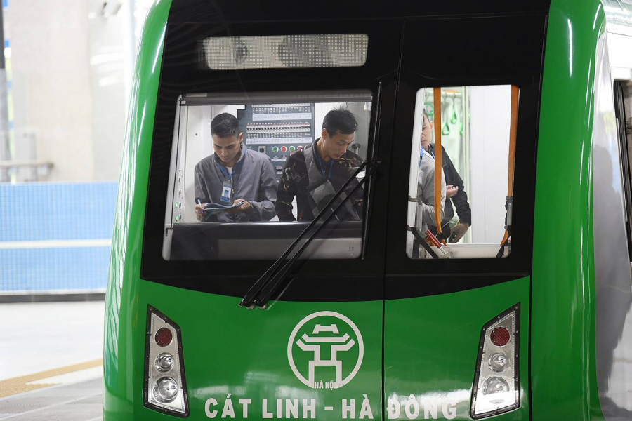 Toàn bộ việc vận hành dự án lần này đều do nhân viên người Việt Nam thuộc Công ty TNHH Đường sắt Hà Nội (Hanoi Metro) thực hiện.
