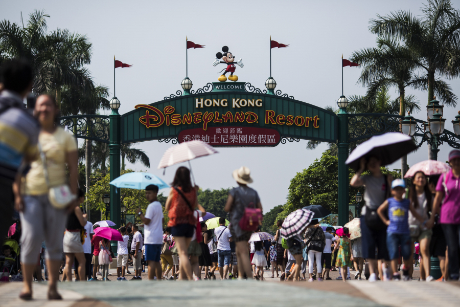 Disneyland Hong Kong vào tháng 8/2015
