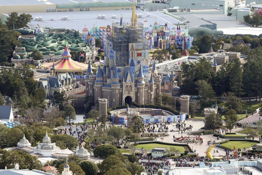 Tokyo Disneyland vào ngày 28/2/2020