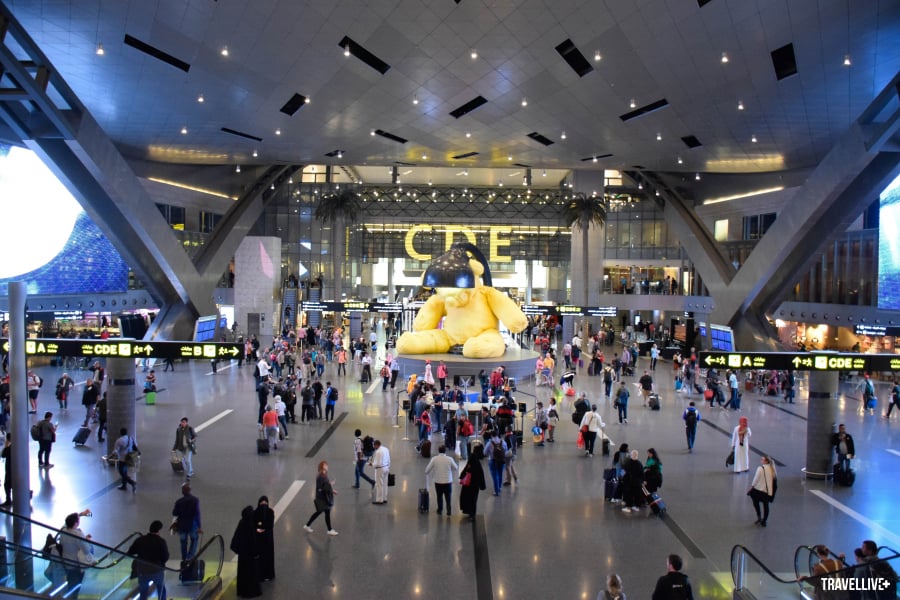 Sân bay quốc tế Hamad, một trong những điểm trung chuyển tấp nập nhất thế giới